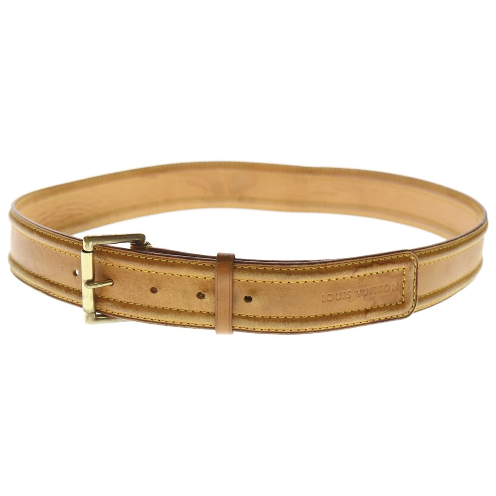 LOUIS VUITTON(ルイヴィトン) ピキュールセリエ レザー ベルト ゴールド金具 ブラウン M6854U