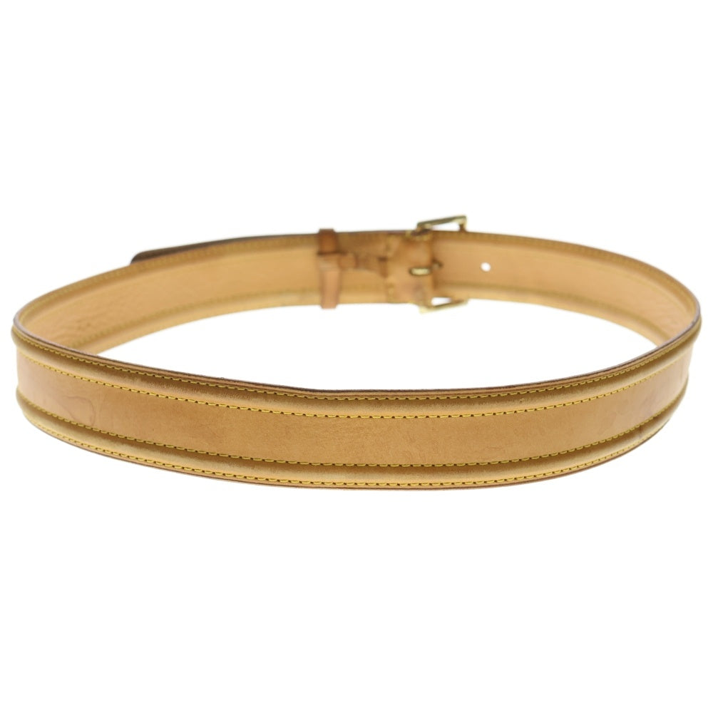 LOUIS VUITTON(ルイヴィトン) ピキュールセリエ レザー ベルト ゴールド金具 ブラウン M6854U