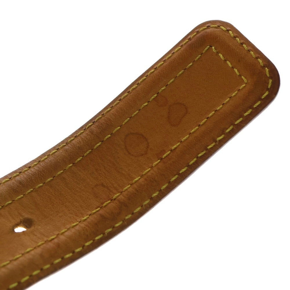 LOUIS VUITTON(ルイヴィトン) ピキュールセリエ レザー ベルト ゴールド金具 ブラウン M6854U