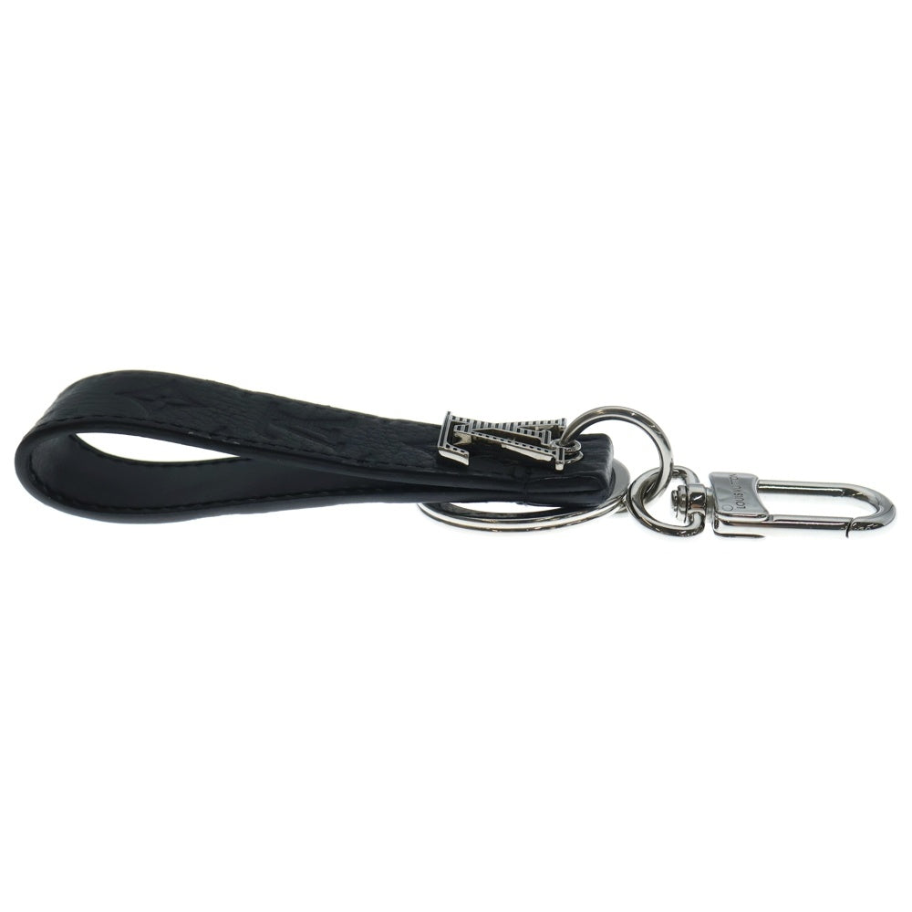 LOUIS VUITTON(ルイヴィトン) モノグラム シャドウ ポルトクレドラゴンヌ キーリング ブラック レザー M01298
