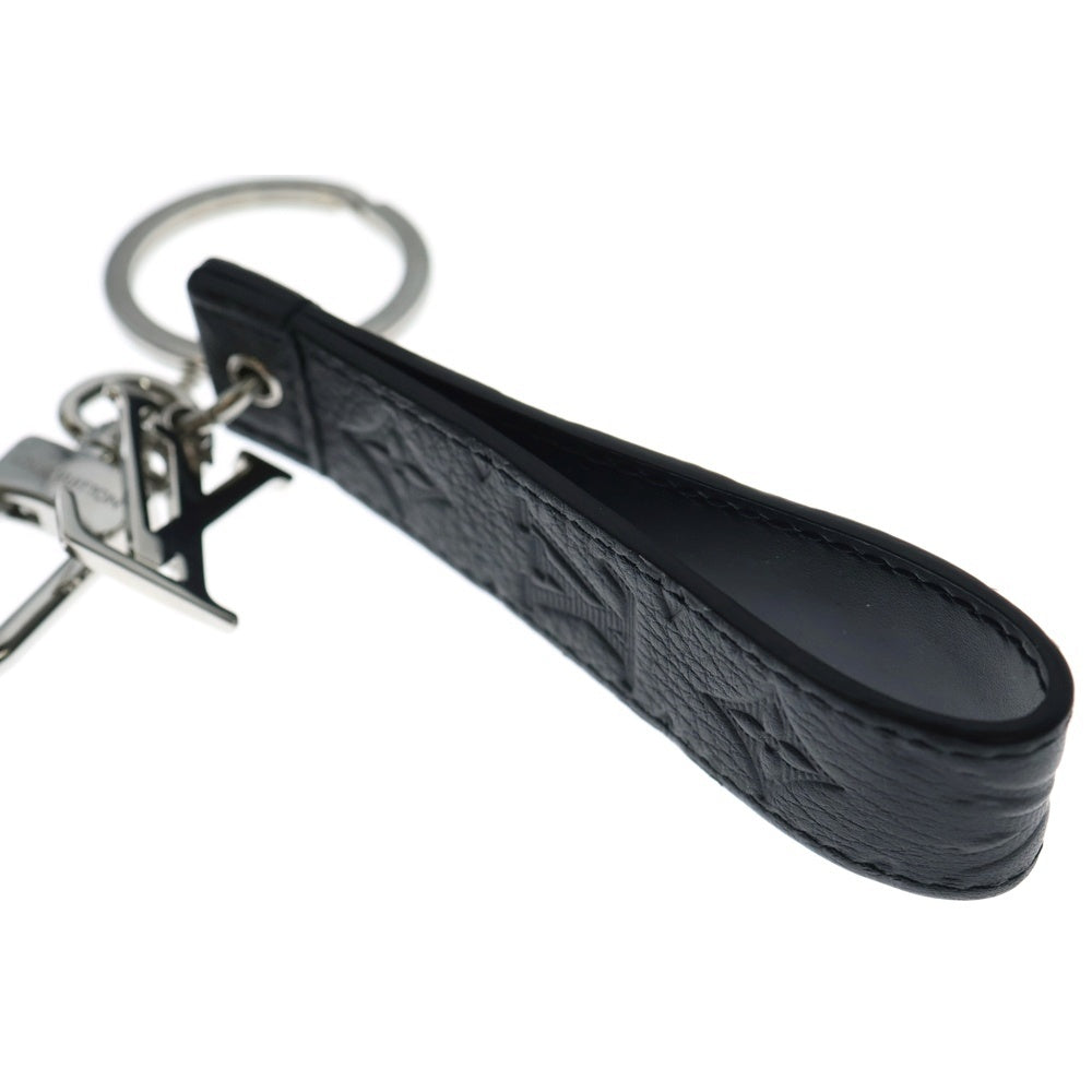 LOUIS VUITTON(ルイヴィトン) モノグラム シャドウ ポルトクレドラゴンヌ キーリング ブラック レザー M01298