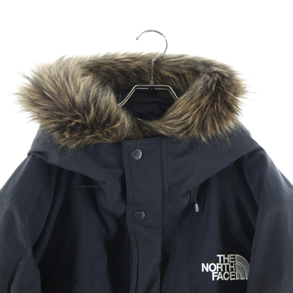 THE NORTH FACE(ザノースフェイス) MOUNTAIN DOWN COAT マウンテン ダウン ファー フーデッド ジップアップ ロング ジャケット コート ブラック ND91935