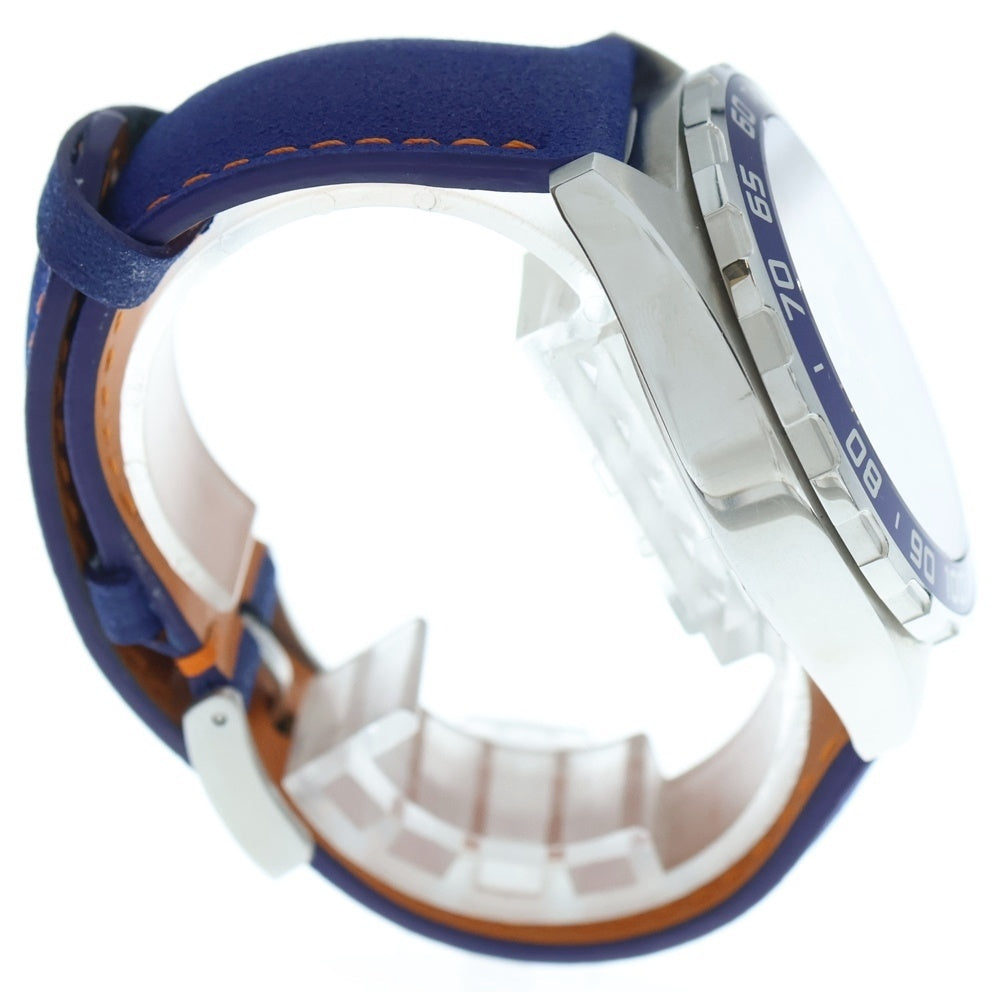 TAG HEUER(タグホイヤー) CAZ101N.FC8243 GULF SPECIAL EDITION FORMULA 1 フォーミュラ1 ガルフ クロノグラフ 青文字盤 SS×革/QZ ステンレス クォーツ 腕時計