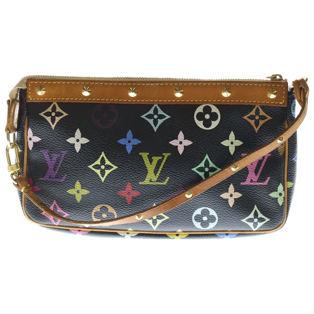 LOUIS VUITTON(ルイヴィトン) モノグラムマルチカラー ポシェットアクセソワール ノワール M92648 ブラック レディース