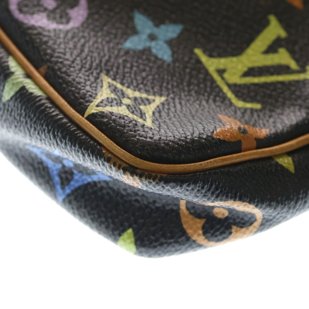 LOUIS VUITTON(ルイヴィトン) モノグラムマルチカラー ポシェットアクセソワール ノワール M92648 ブラック レディース