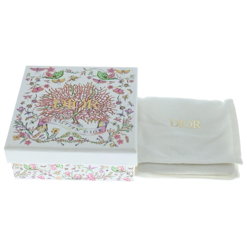 DIOR(ディオール) CDロゴ ラインストーンネックレス ペンダント チェーン ゴールド GP レディース