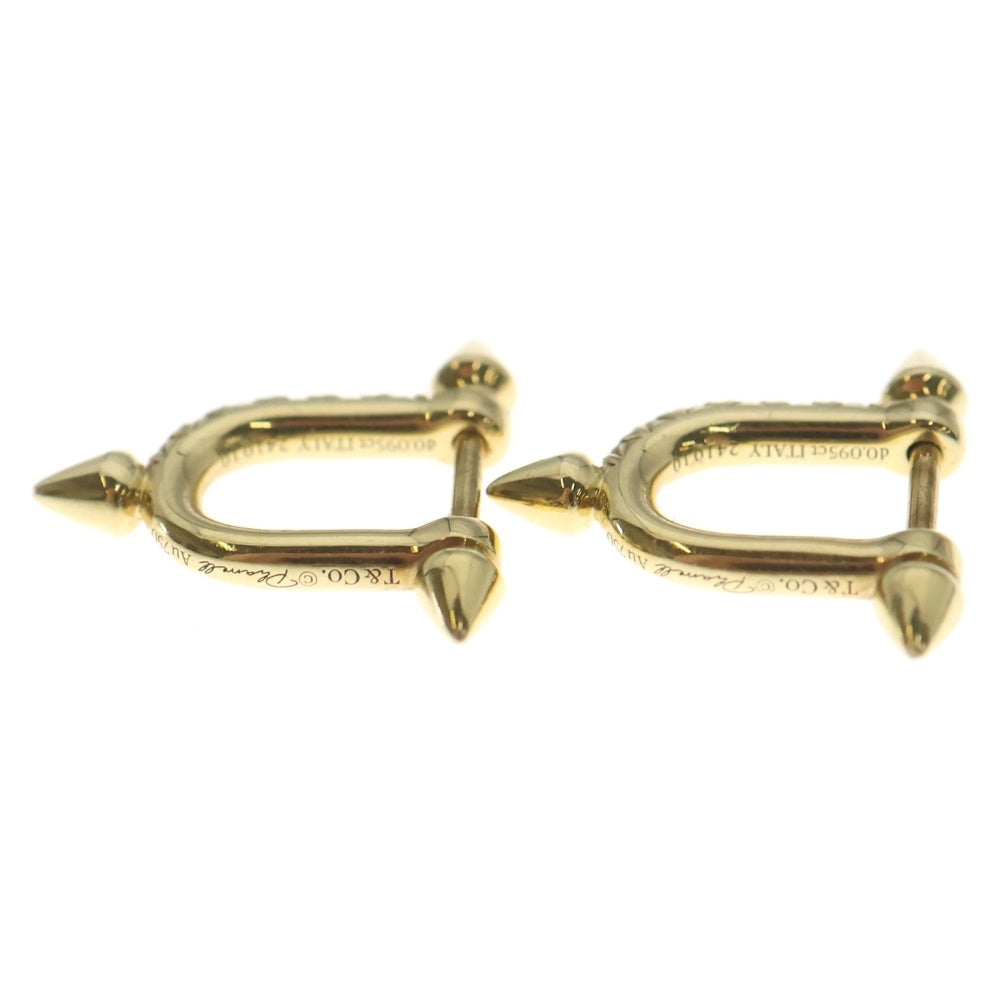 TIFFANY & Co.(ティファニー) Titan by Pharrell Williams タイタン ファレルウィリアムス ダイヤ付ピアス スモール Au750YG 73471281 イエローゴールド レディース