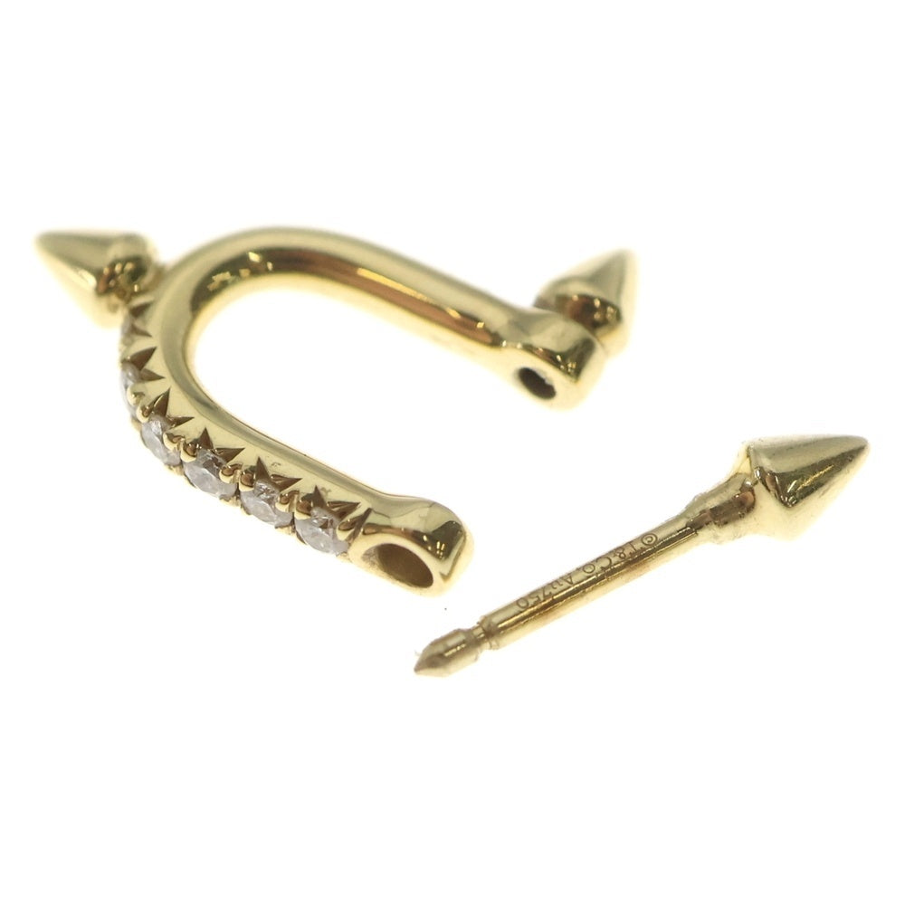 TIFFANY & Co.(ティファニー) Titan by Pharrell Williams タイタン ファレルウィリアムス ダイヤ付ピアス スモール Au750YG 73471281 イエローゴールド レディース