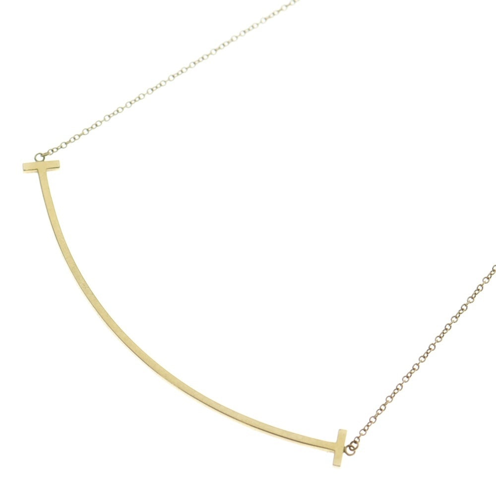 TIFFANY & Co.(ティファニー) Tスマイル ネックレス ラージ Au750 YG