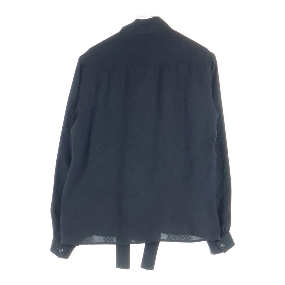 CHANEL(シャネル) CHANEL CREATIONS ココマーク総柄 長袖シャツ ブラック レディース