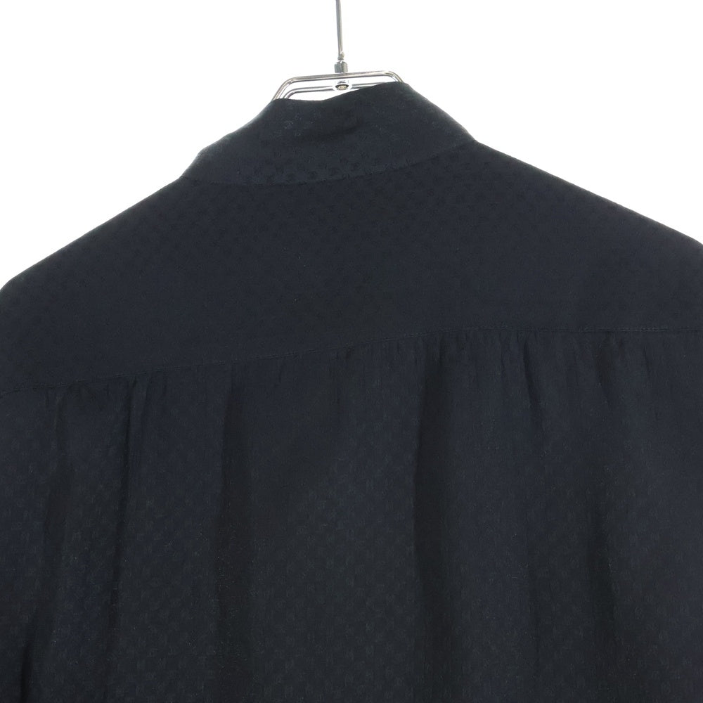 CHANEL(シャネル) CHANEL CREATIONS ココマーク総柄 長袖シャツ ブラック レディース