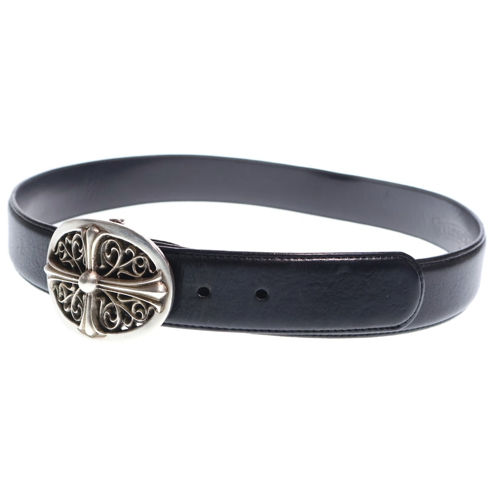 CHROME HEARTS クロムハーツ OVAL CROSS STRAP1.5クラシックオーバルクロスバックル ブラックロジウム シルバー BCA359 CHROME HEARTS(クロムハーツ) OVAL CROSS STRAP1.5クラシックオーバル