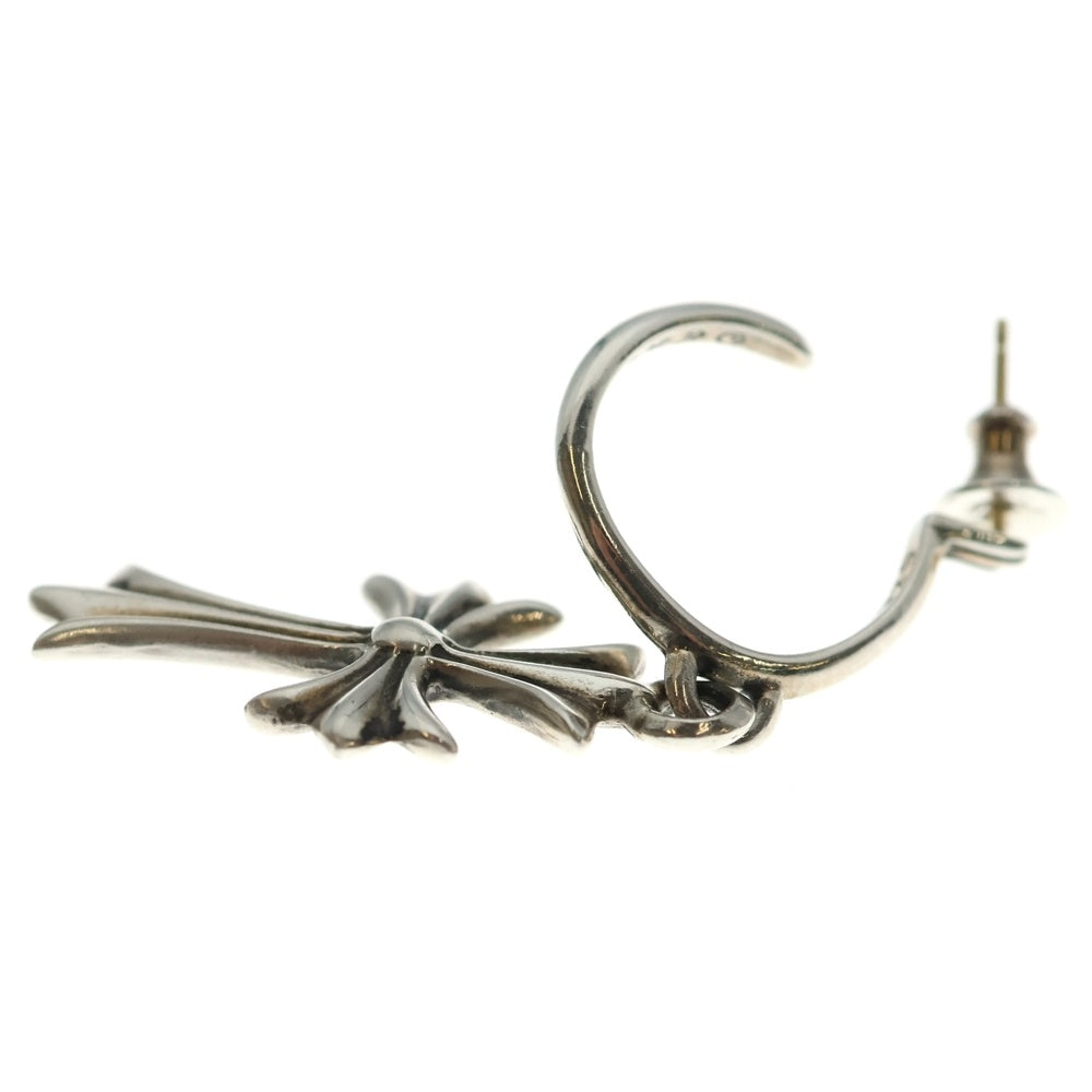 CHROME HEARTS(クロムハーツ) TINY CH CROSS タイニーCHクロス フープピアス シルバー BCA115