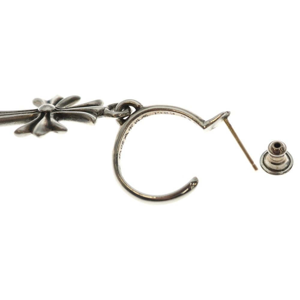 CHROME HEARTS(クロムハーツ) TINY CH CROSS タイニーCHクロス フープピアス シルバー BCA115