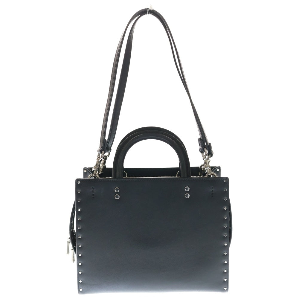 COACH(コーチ) ローグ25 3WAYハンドバッグ ショルダーバッグ ブラック レザー CU052 シルバー金具