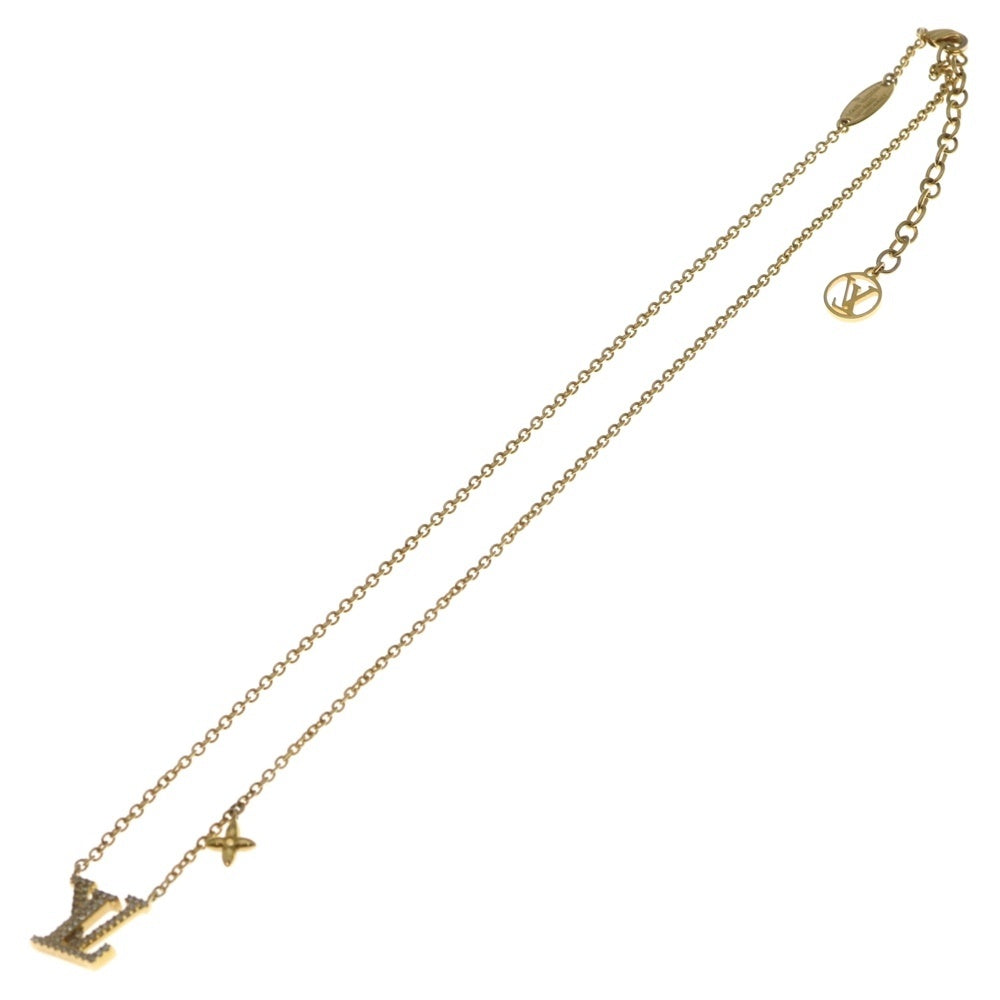 LOUIS VUITTON(ルイヴィトン) LVアイコニック GP ネックレス ペンダント チェーン ゴールド M00596 レディース