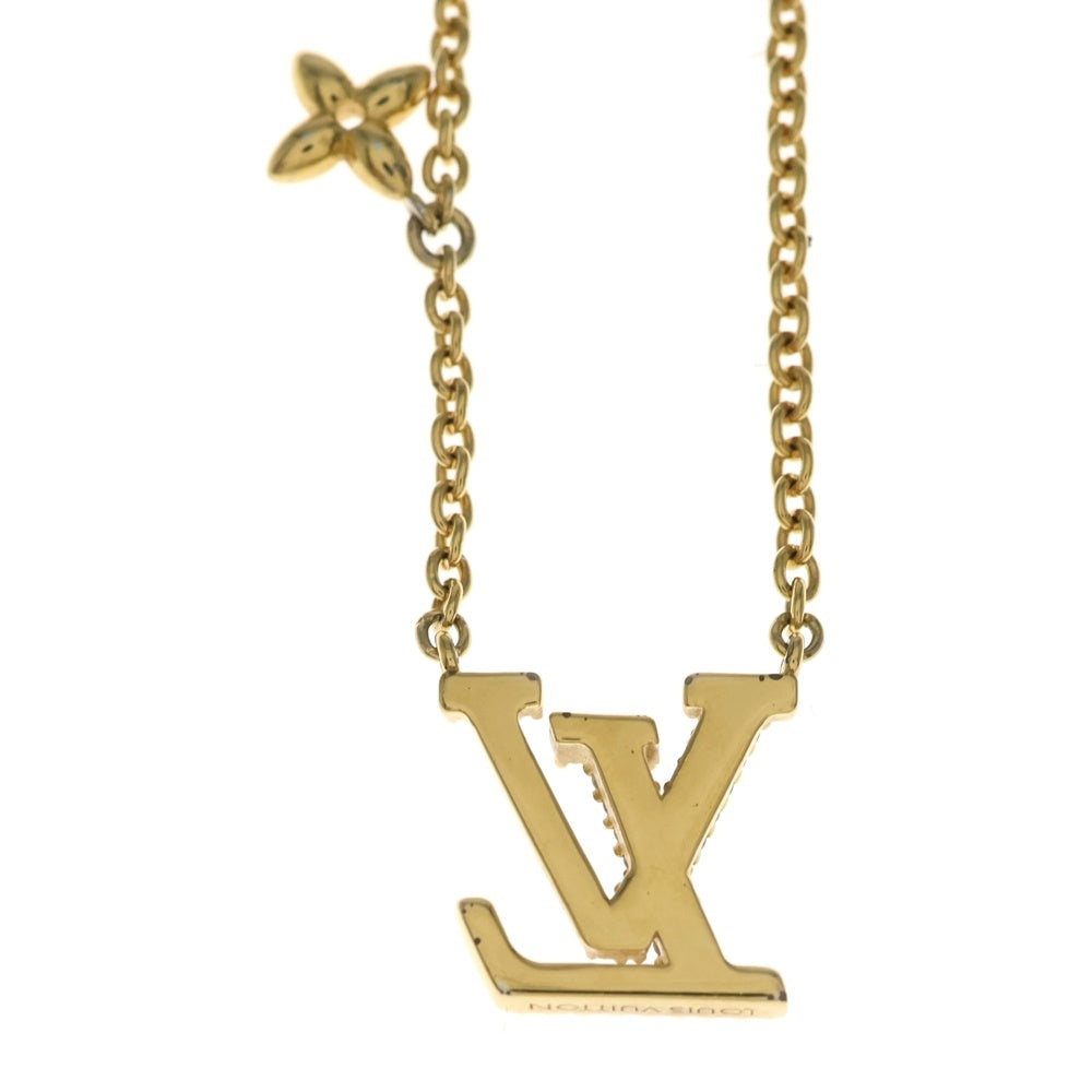 LOUIS VUITTON(ルイヴィトン) LVアイコニック GP ネックレス ペンダント チェーン ゴールド M00596 レディース