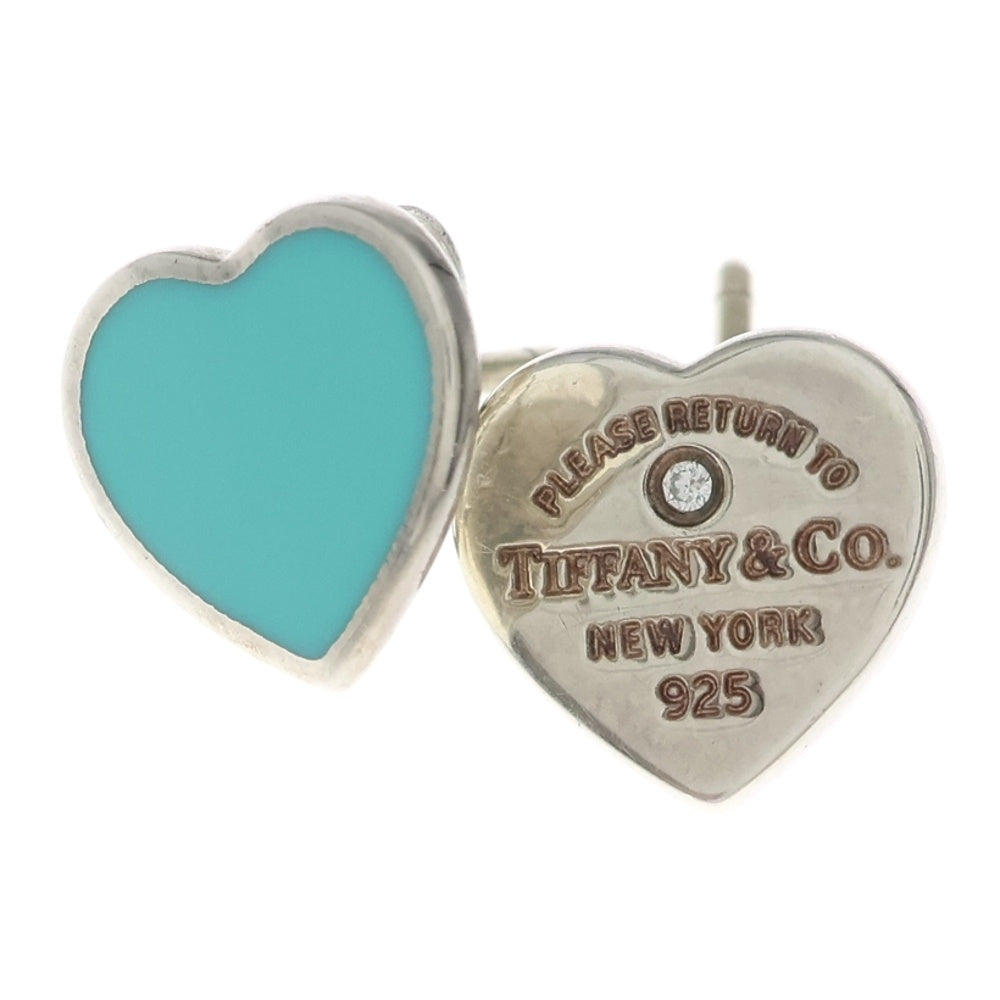 TIFFANY & Co.(ティファニー) リターントゥハート ダイヤ付ピアス SV925 シルバー レディース