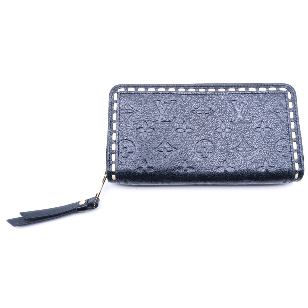 LOUIS VUITTON(ルイヴィトン) モノグラム・アンプラント ジッピー・ウォレット ロングウォレット 長財布 ブラック レザー M64805 ゴールド金具