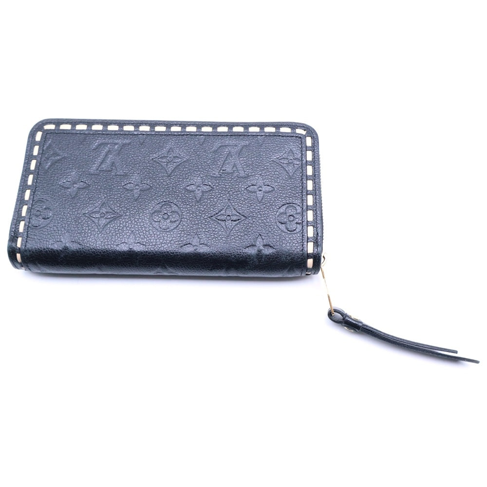 LOUIS VUITTON(ルイヴィトン) モノグラム・アンプラント ジッピー・ウォレット ロングウォレット 長財布 ブラック レザー M64805 ゴールド金具