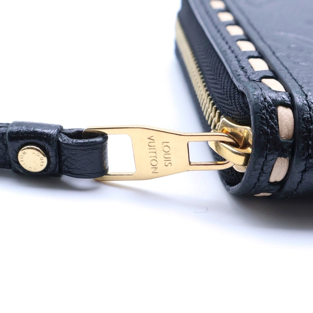 LOUIS VUITTON(ルイヴィトン) モノグラム・アンプラント ジッピー・ウォレット ロングウォレット 長財布 ブラック レザー M64805 ゴールド金具