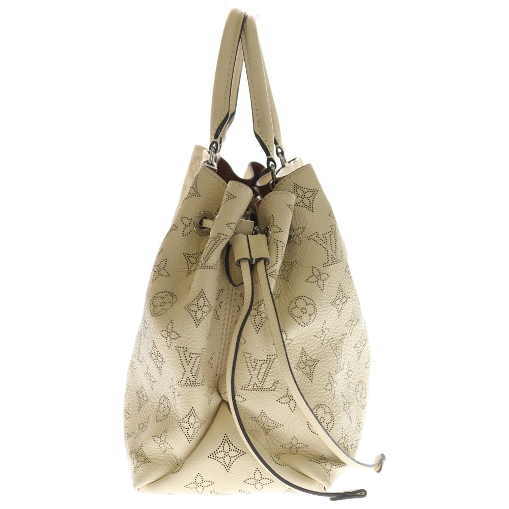 LOUIS VUITTON(ルイヴィトン) モノグラムマヒナ ベラトート パンチングレザー 2WAY ハンド ショルダーバッグ シルバー金具 ベージュ M59203 レディース