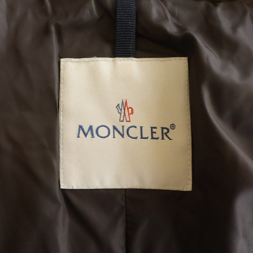 MONCLER(モンクレール) MARMELADE ファー フーデッド ジップアップ ダウンジャケット ベージュ 49334/91/54010 レディース