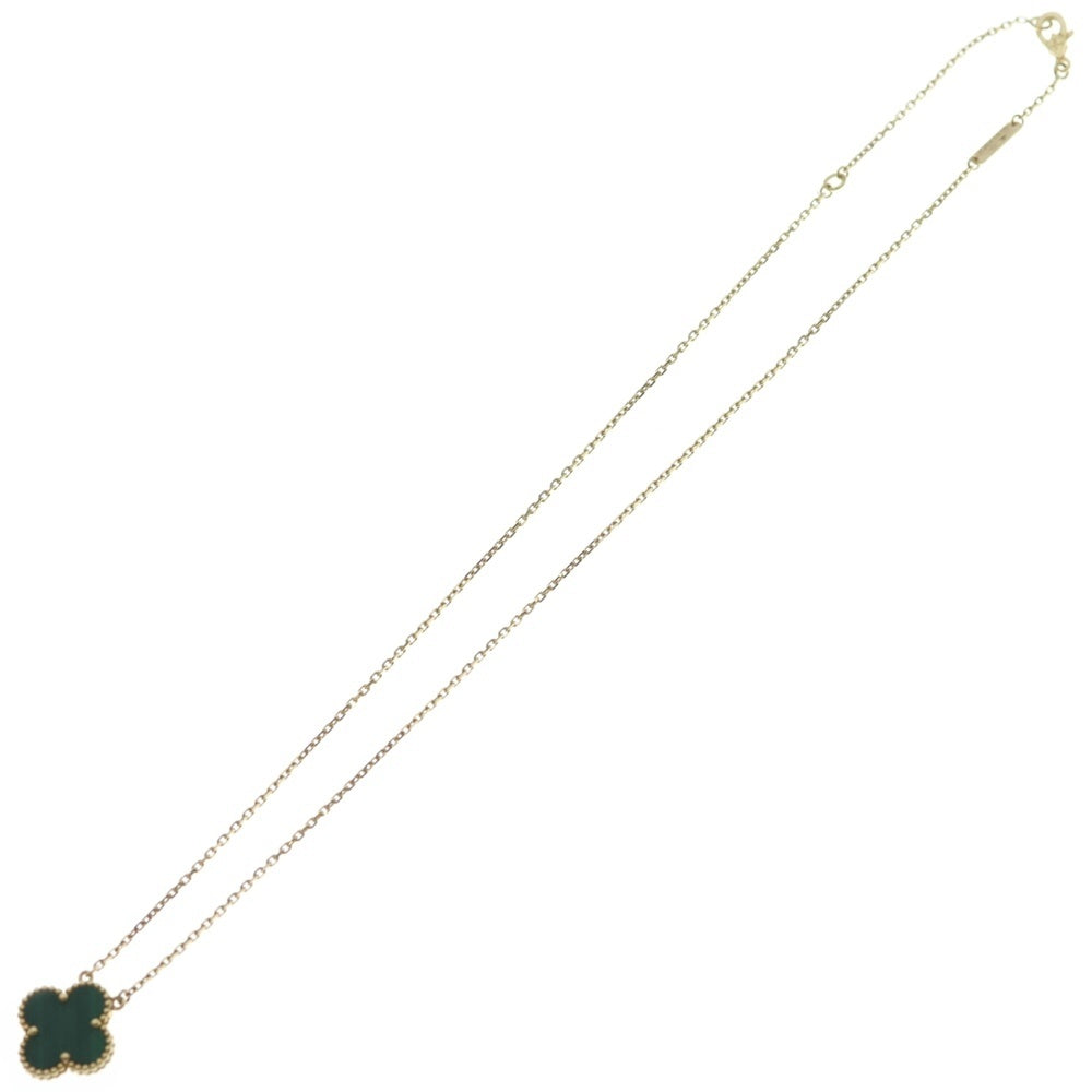 Van Cleef & Arpels(ヴァンクリーフアンドアーペル) ヴィンテージアルハンブラ ネックレス マラカイト イエローゴールド 750YG VCAR09VA00
