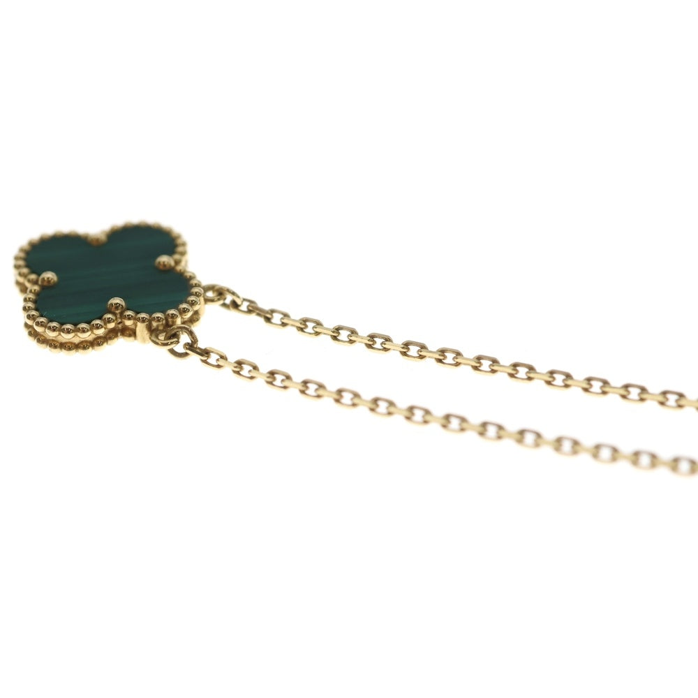 Van Cleef & Arpels(ヴァンクリーフアンドアーペル) ヴィンテージアルハンブラ ネックレス マラカイト イエローゴールド 750YG VCAR09VA00