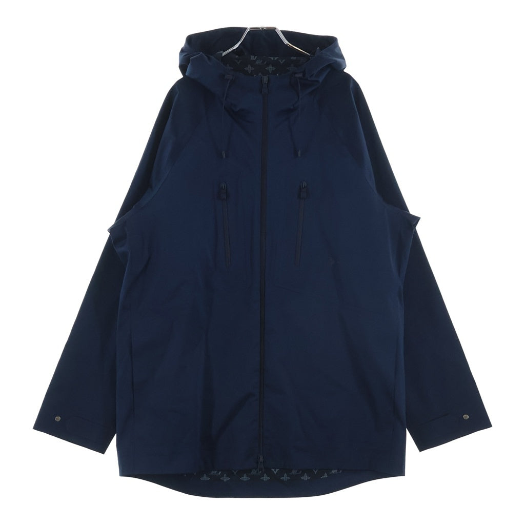LOUIS VUITTON(ルイヴィトン) 18AW 裏地モノグラム総柄 フーデッド ジップアップジャケット ネイビー RM182M GOV HFK10W