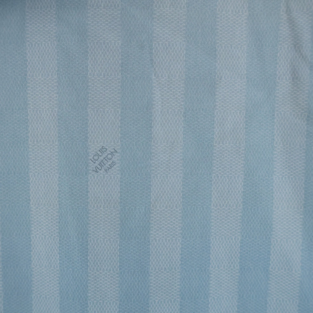 LOUIS VUITTON(ルイヴィトン) 22AW Damier Stripes Reversible Parka RM222V NF3 HNK05W リバーシブルダミエストライプナイロンパーカー ブルー