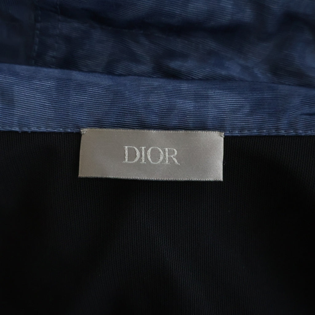 Christian Dior(クリスチャンディオール) オブリーク アノラックジャケット ブラック×ブルー #XXL 193J640A0631