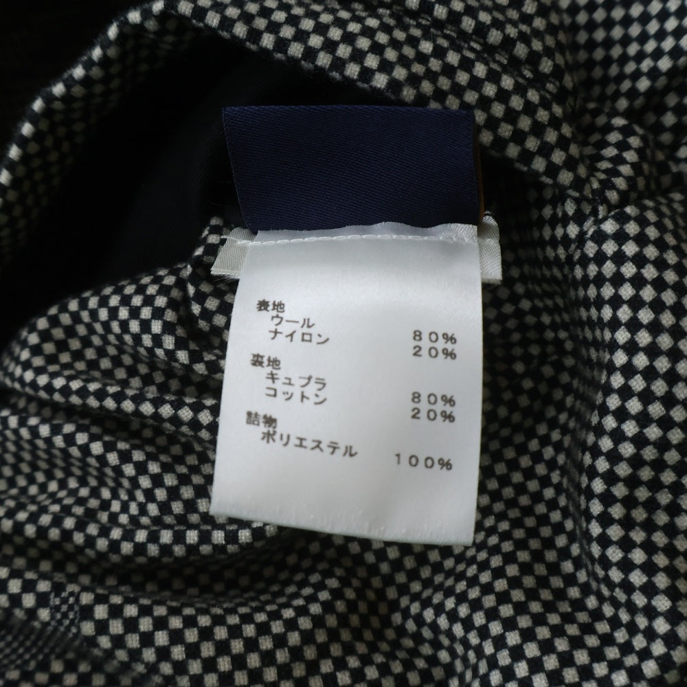 LOUIS VUITTON(ルイヴィトン) 20AW ×NIGO ニゴー ロゴ刺繍 ウール フーデッド ジップアップ ジャケット コート ブラック HJK02EVFS A498