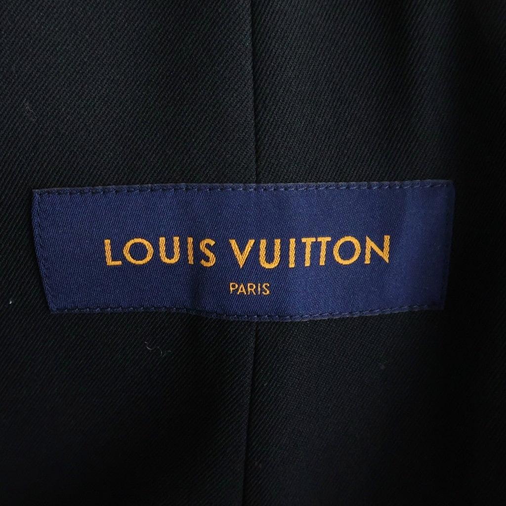 LOUIS VUITTON(ルイヴィトン) 20AW ヴァージルアブロー LVボタン ツギハギ 2B テーラード ジャケット ブラック RM202 TCX HJJ75W
