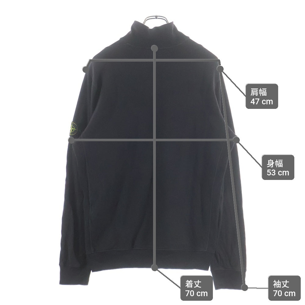 STONE ISLAND(ストーンアイランド) 24AW ハーフジップ プルオーバースウェットトレーナー グレー 811563420