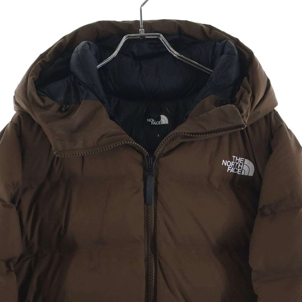 THE NORTH FACE(ザノースフェイス) マタニティ フーデッド ジップアップ ダウン ロングジャケット コート ブラウン レディース NDM92100