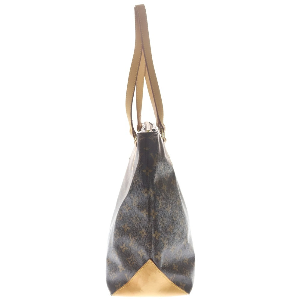 LOUIS VUITTON(ルイヴィトン) モノグラム カバメゾ ハンドバッグ トートバッグ ブラウン レザー×PVC M51151 ゴールド金具 レディース