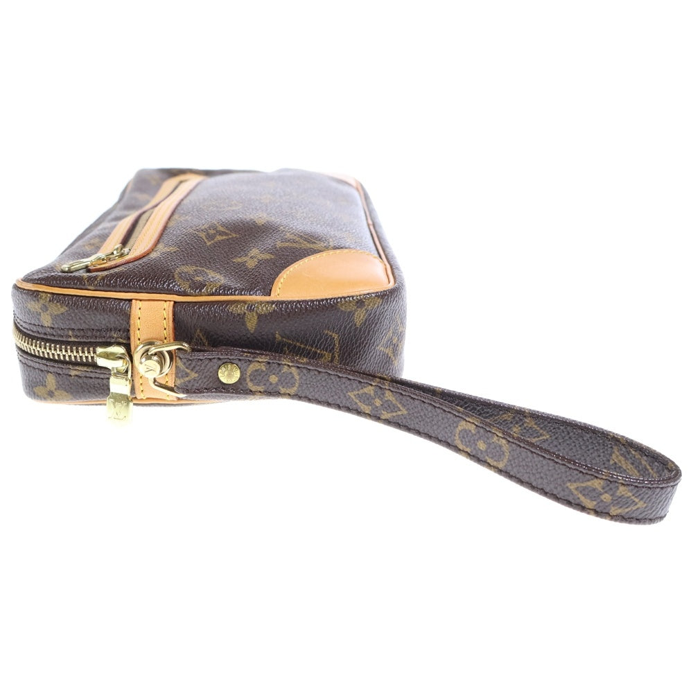 LOUIS VUITTON(ルイヴィトン) モノグラム マルリードラゴンヌ ブラウン PVC セカンドバッグ クラッチバッグ ポーチ M51825 レディース