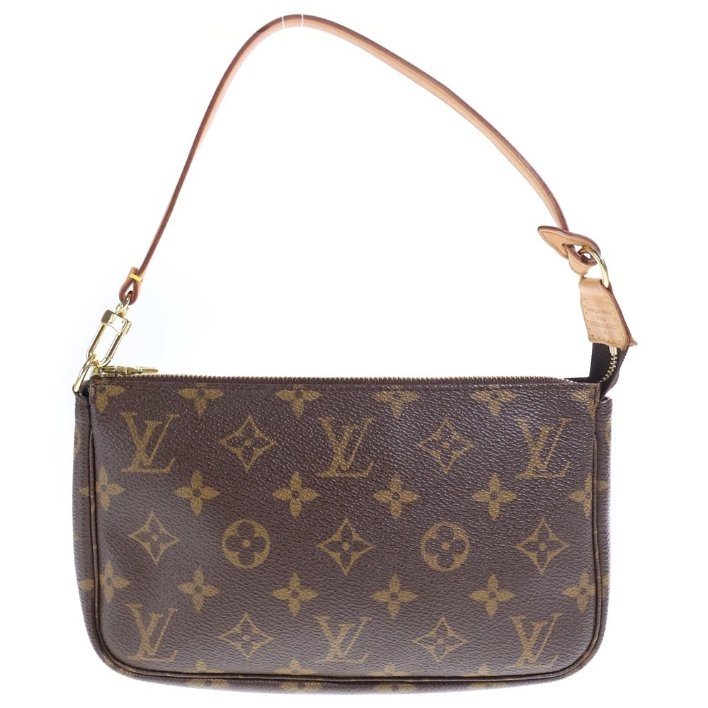 LOUIS VUITTON(ルイヴィトン) モノグラム ポシェットアクセソワール ブラウン PVC ハンドバッグ M51980 レディース