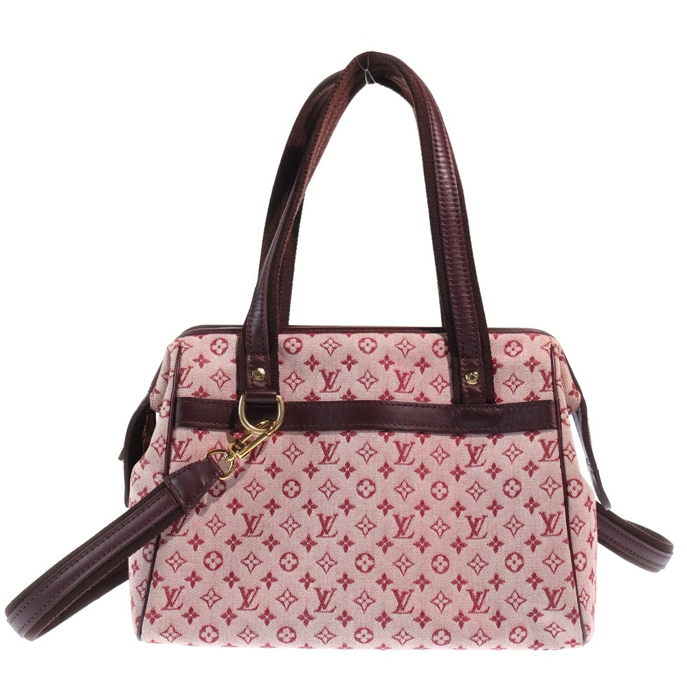 LOUIS VUITTON(ルイヴィトン) モノグラム ミニ ジョセフィーヌPM ハンドバッグ ピンク キャンバス M92216 レディース