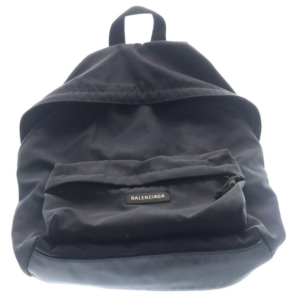 BALENCIAGA(バレンシアガ) エクスプローラー ワッペンロゴ ナイロン バックパック リュックサック ブラック 503221