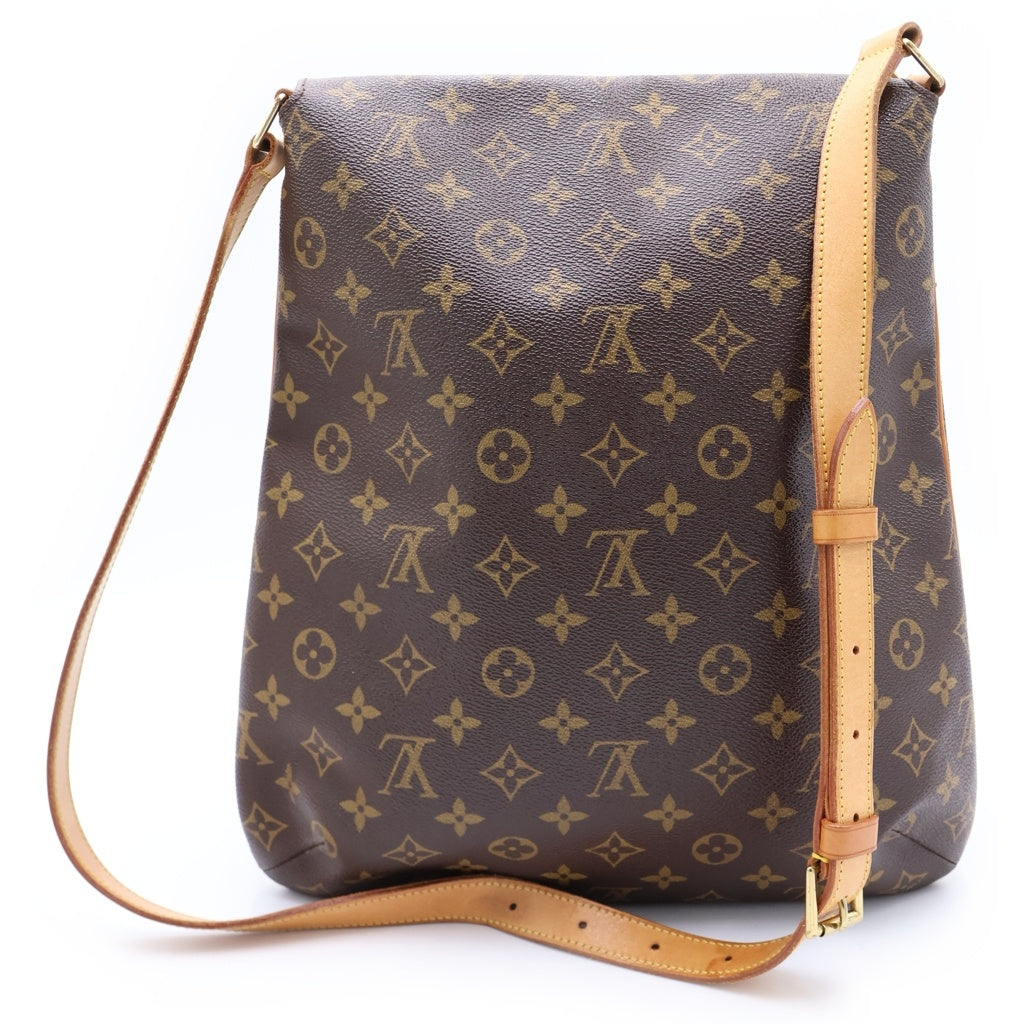 LOUIS VUITTON(ルイヴィトン) モノグラム ミュゼット ショルダーバッグ ブラウン PVCレザー M51256