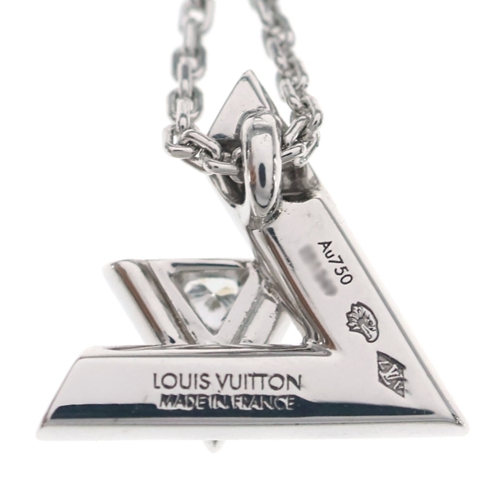 LOUIS VUITTON(ルイヴィトン) ヴォルト ワン PM 1PDネックレス Au750 K18 WG ホワイトゴールド Q93806 レディース