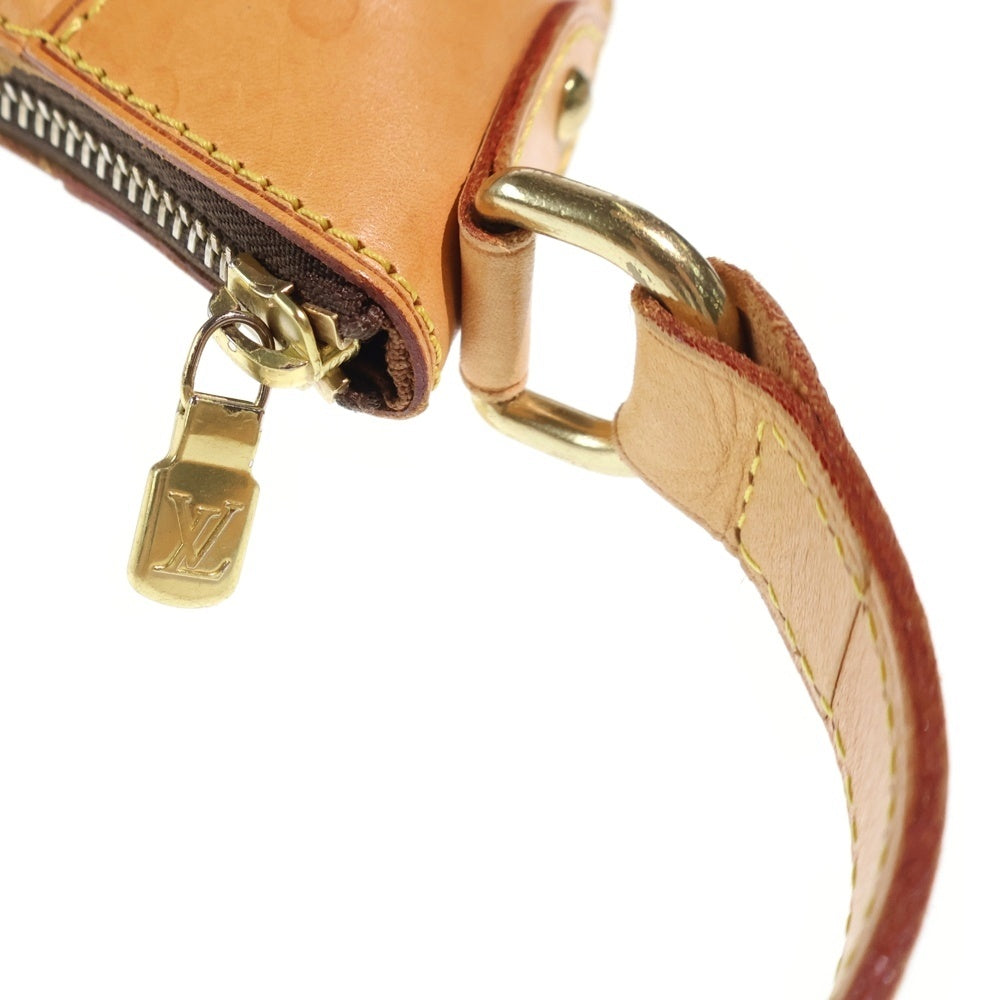 LOUIS VUITTON(ルイヴィトン) オデオンPM モノグラム PVC レザー ショルダーバッグ ゴールド金具 ブラウン M56390 レディース
