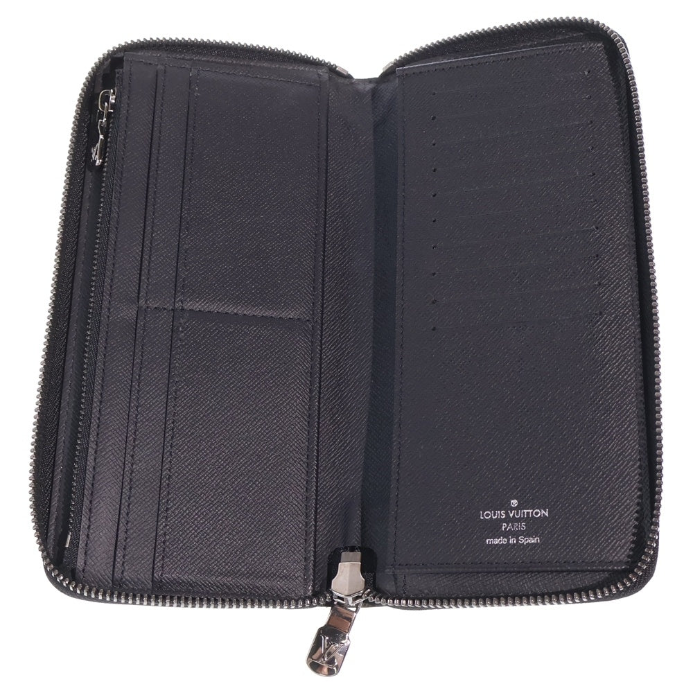 LOUIS VUITTON(ルイヴィトン) モノグラムエクリプス ラウンドウォレット ロングウォレット 長財布 カードケース ブラック PVC M62295 シルバー金具 レディース