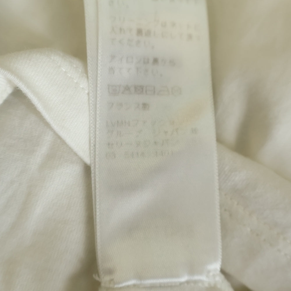 CELINE(セリーヌ) トリオンフロゴプリント クルーネック 半袖Tシャツ カットソー ホワイト レディース 2X872671Q