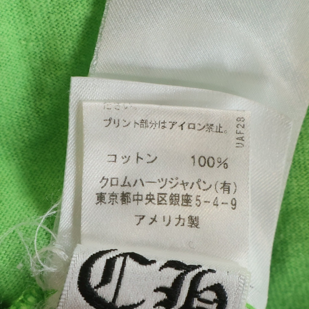 CHROME HEARTS(クロムハーツ) MATTY BOY PPO SEX RCD LS Tee マッティボーイ セックスレコード クルーネック 長袖Tシャツ カットソー グリーン