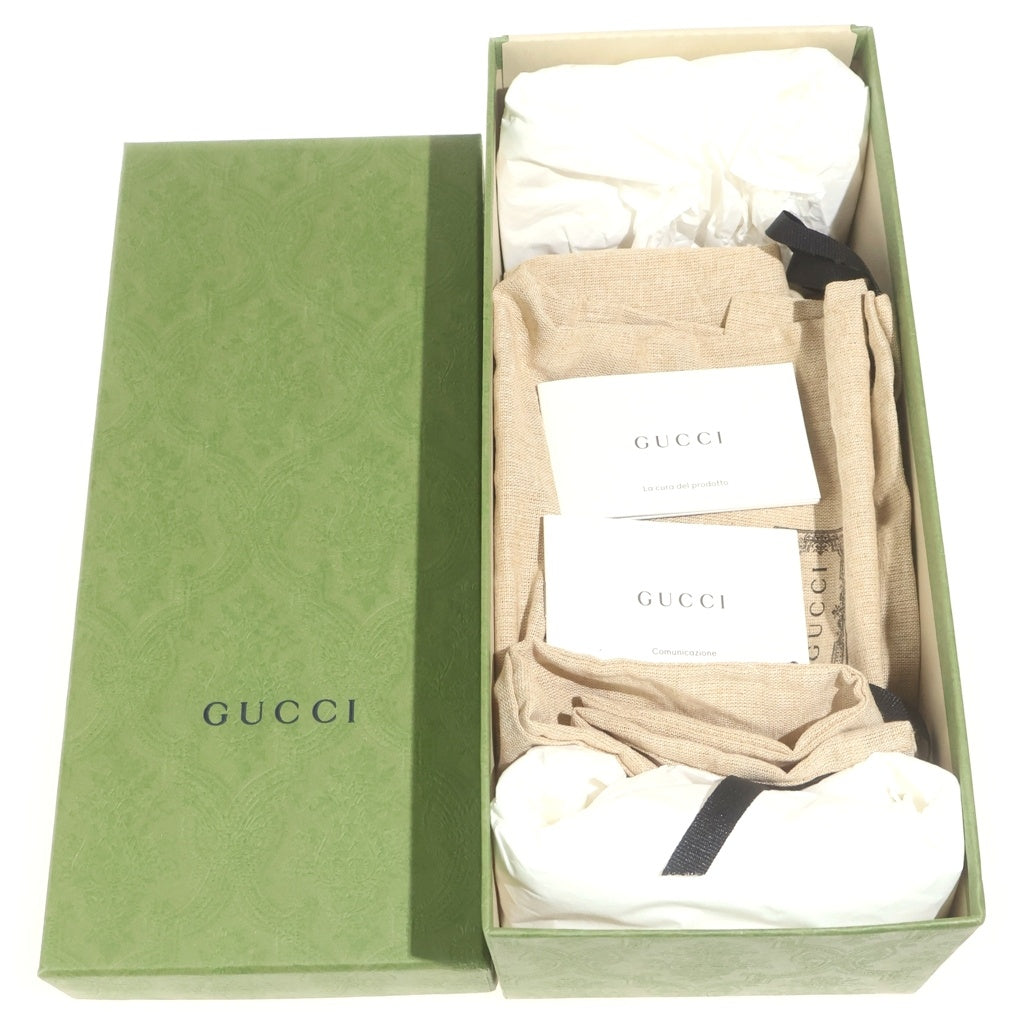 GUCCI(グッチ) インターロッキングG ラバー スライドサンダル シューズ ライトグリーン レディース