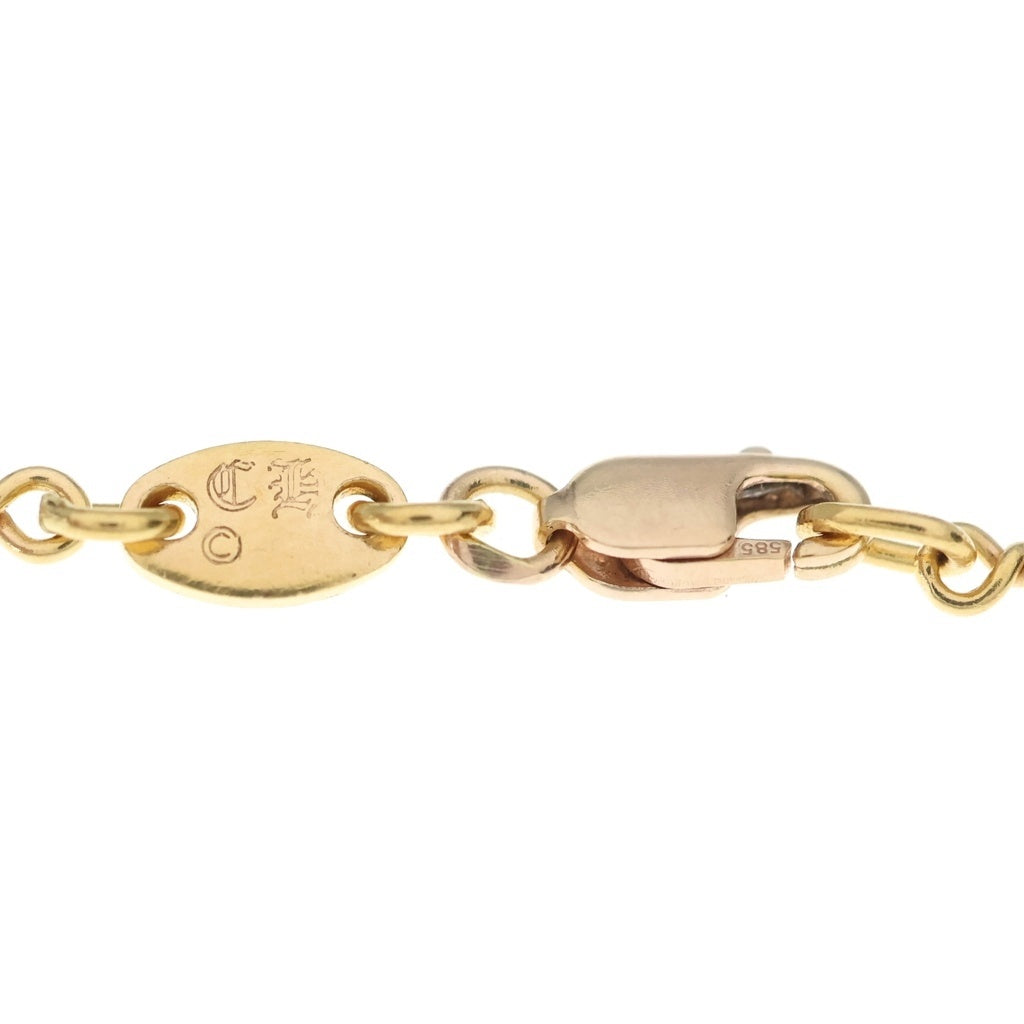 CHROME HEARTS(クロムハーツ) 22K NECKCHAIN T20 ツイストチェーンネックレス 20inch ゴールド BCA015 レディース