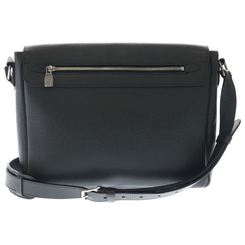 LOUIS VUITTON(ルイヴィトン) タイガ ロマンPM ショルダーバッグ ブラック レザー M32852 ゴールド金具
